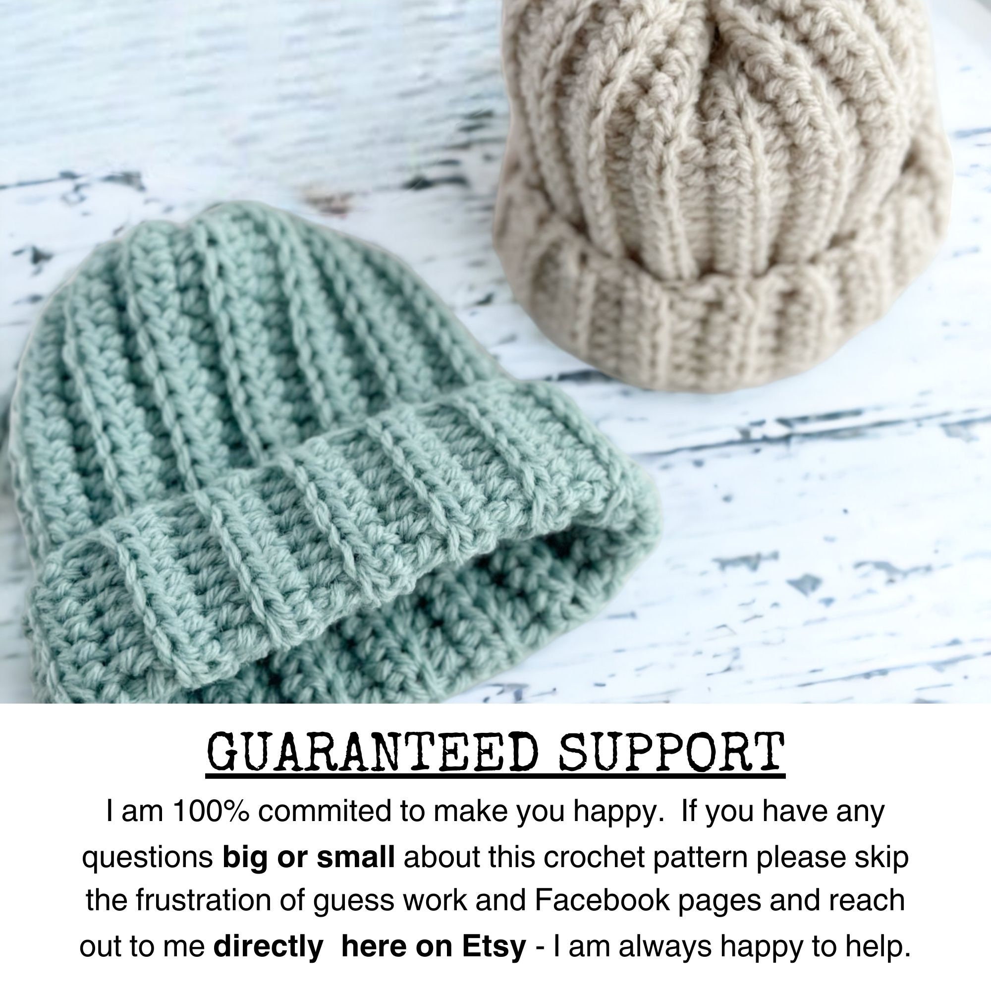 Crochet Hat Pattern All Sizes, Crochet Ribbed Huntsman Slouchy Beanie ...