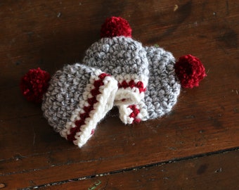 Crochet Christmas Pattern - Crochet Hat Ornament Pattern  - Mini Crochet Hat Ornatment