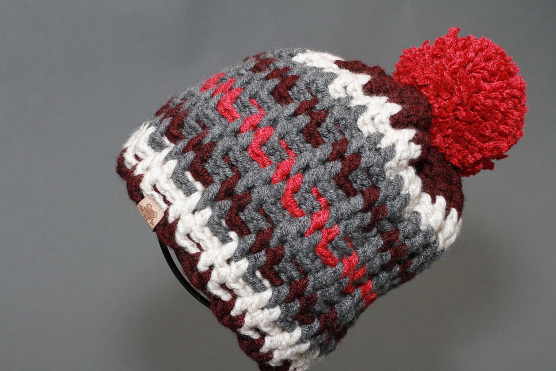 Crochet Hat Pattern The Revelstoke Ski Crochet Hat Pattern Etsy