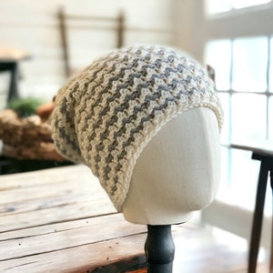 Crochet Hat Pattern Montgomery Crochet Slouchy Hat Pattern, Crochet Slouch Hat Pattern, Newborn, Toddler, Child and Adult image 7