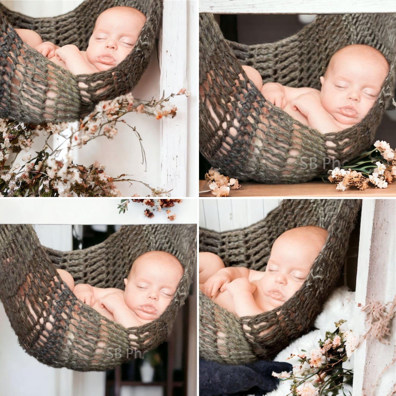 Crochet Hammock Pattern - Large Baby Hammock Photography Prop Only