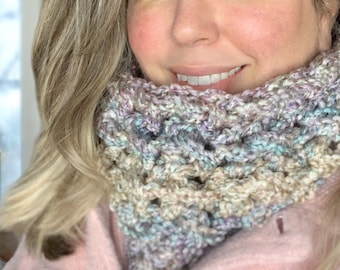 Crochet Cowl Pattern Mountain Hill Cowl Crochet Cowl Pattern Includes Sizes Toddler, Child, Adult