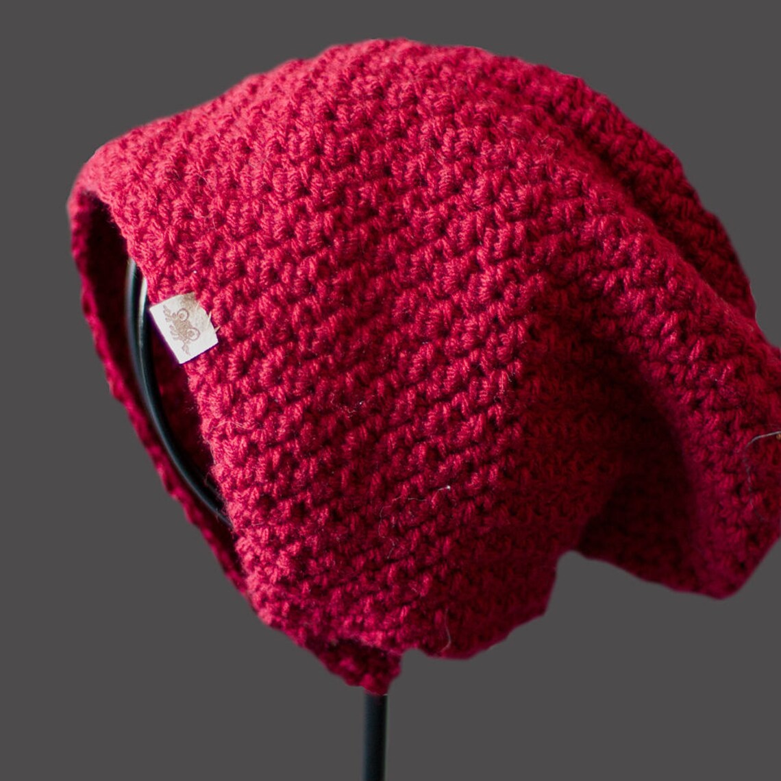 Crochet Slouchy Hat Pattern Voyager Slouchy Crochet Hat Etsy