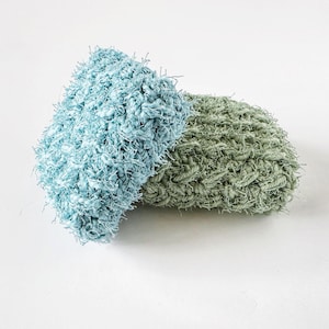 Crochet Dishcloth Pattern with Video Tutorial - Squishy, Scrubby Dishcloth Perfect for Kitchen or Bath - Crochet Washcloth Pattern