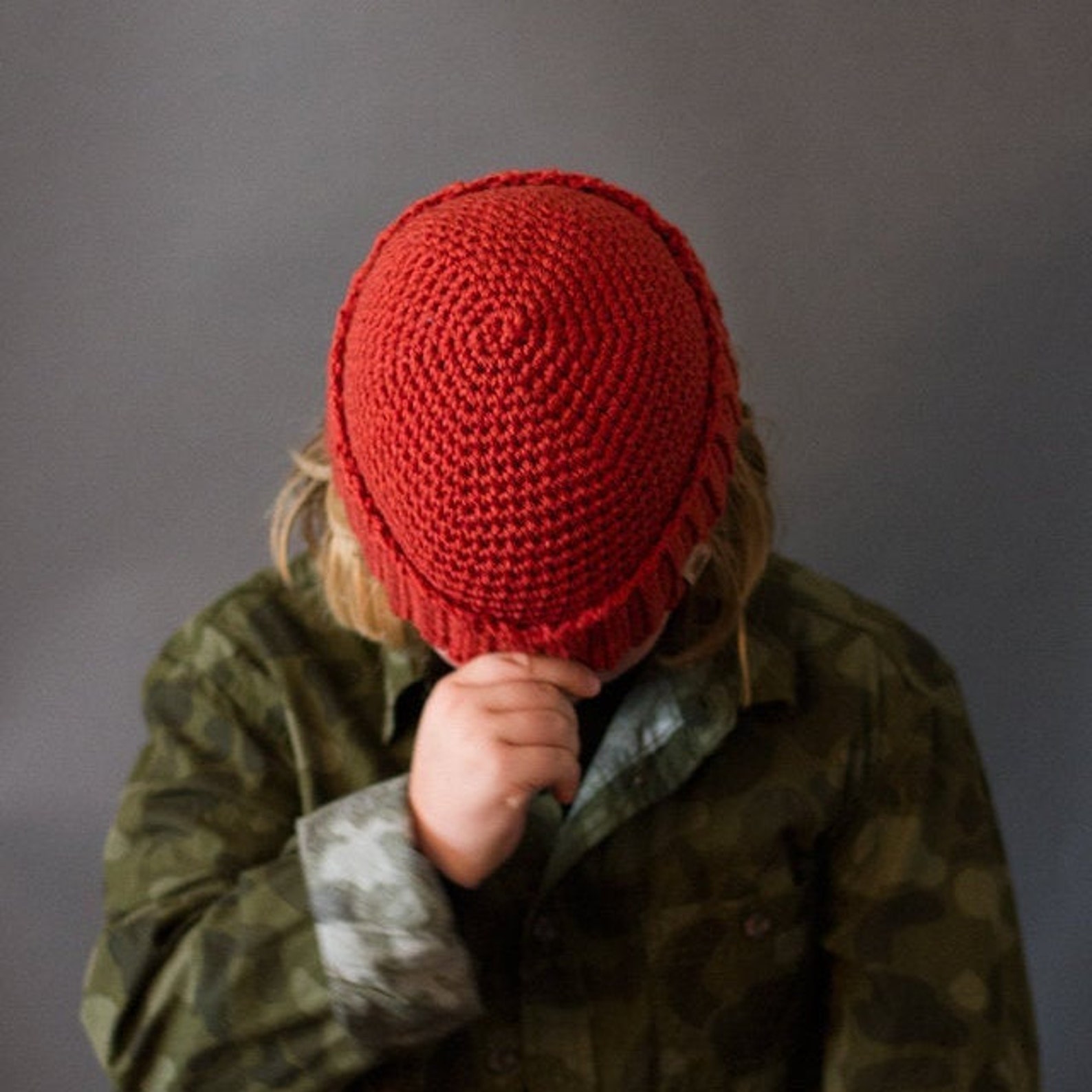 Crochet Beanie Hat PATTERN Fishermans Cap Mens Crochet Hat Etsy