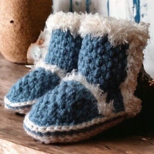 Crochet Baby Booties Pattern - Brighton Crochet Baby Booties Pattern - Crochet Baby Pattern Boots - Baby Booties Crochet Pattern