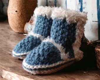 Crochet Baby Booties Pattern - Brighton Crochet Baby Booties Pattern - Crochet Baby Pattern Boots - Baby Booties Crochet Pattern