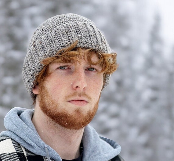 Crochet Beanie Hat PATTERN Fishermans Cap Mens Crochet Hat Pattern Includes Sizes Newborn to Adult