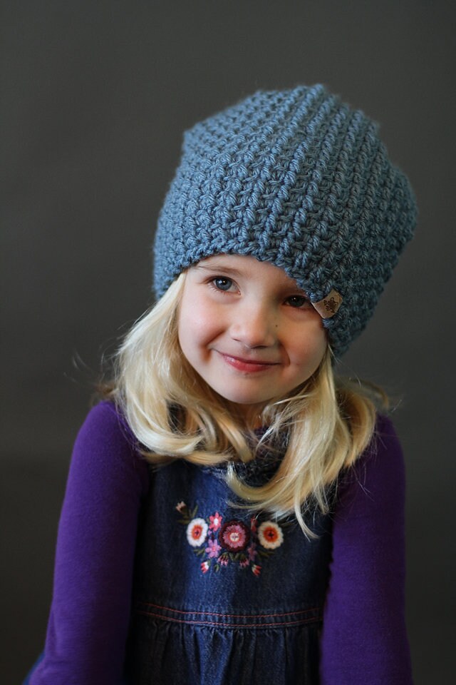 CROCHET HAT PATTERN Burnaby Crochet Slouchy Hat Pattern Ladies | Etsy