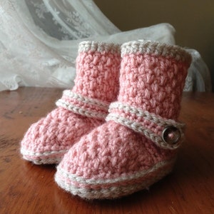 Crochet Baby Booties Pattern Brighton Crochet Baby Booties Pattern Crochet Baby Pattern Boots Baby Booties Crochet Pattern image 8