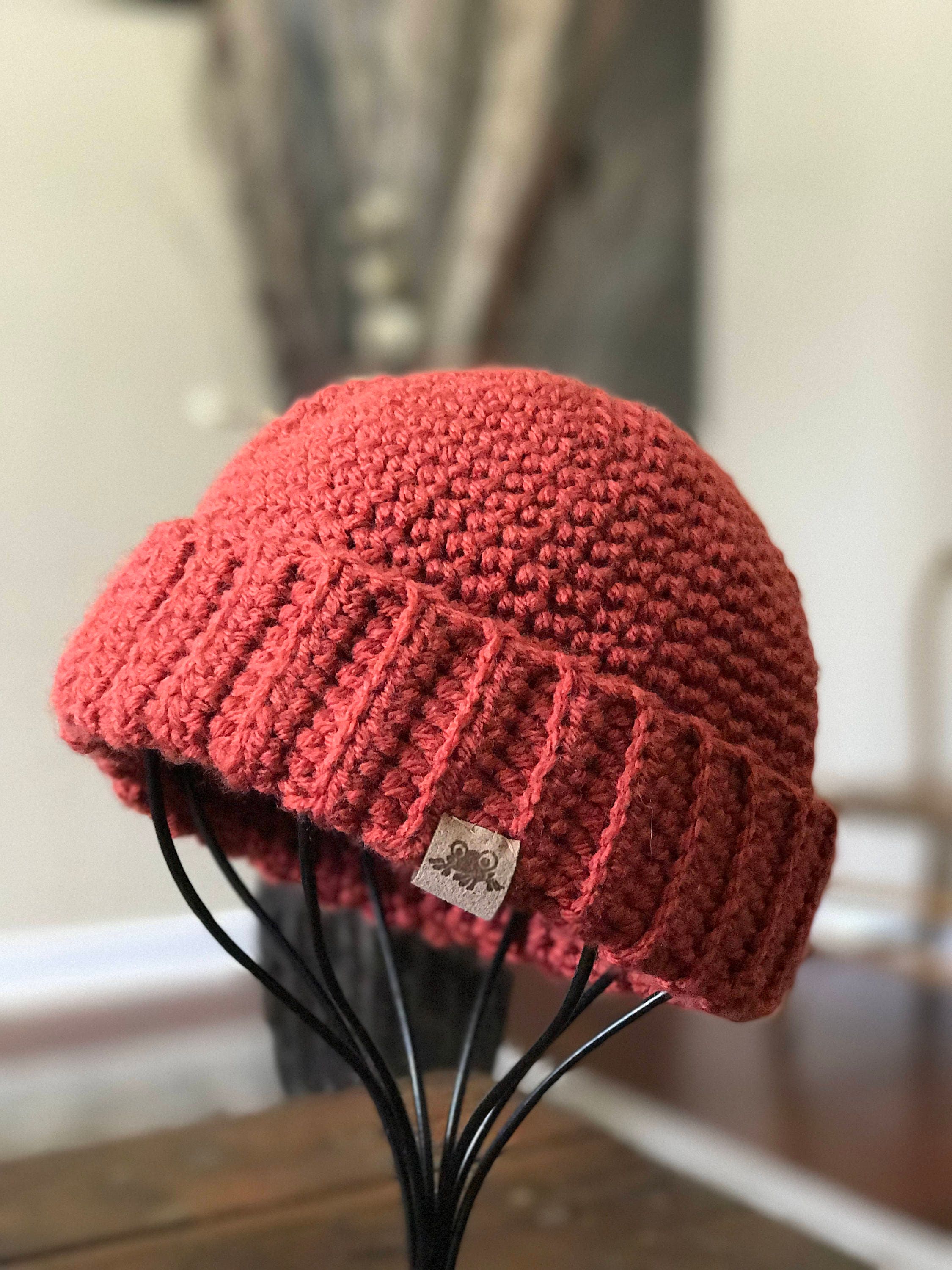 Crochet Beanie PATTERN Fishermans Cap Crochet Beanie Pattern Etsy