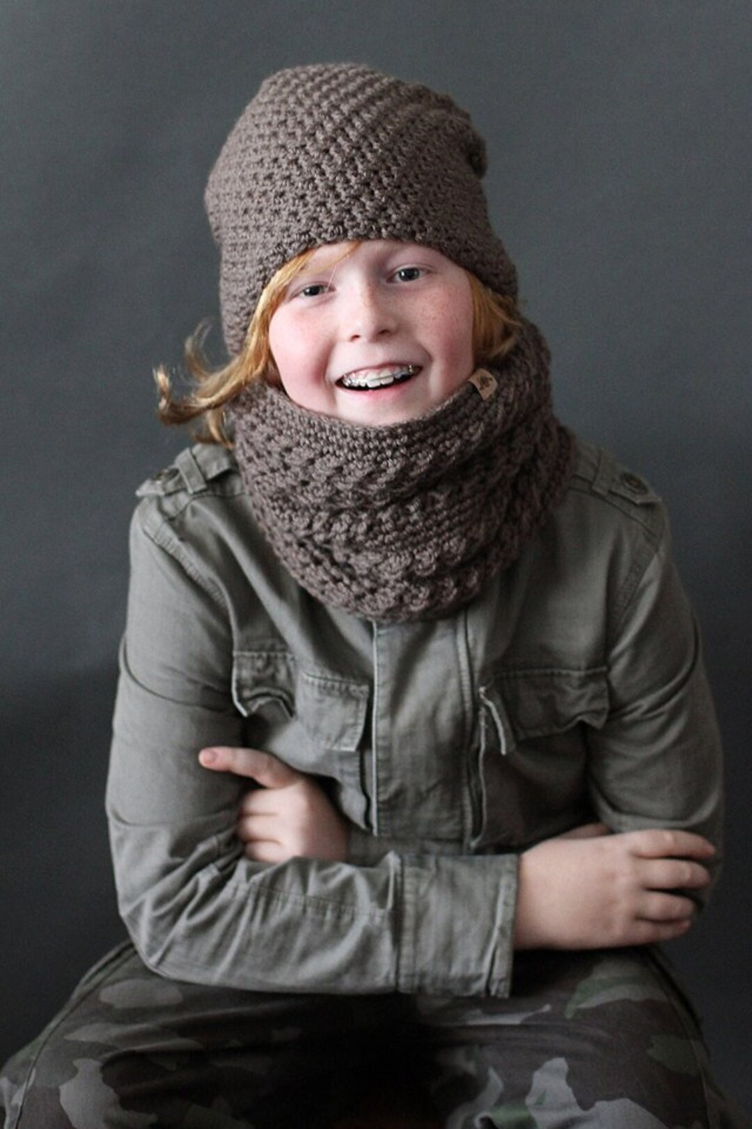 Crochet Slouchy Hat Pattern Voyager Slouchy Crochet Hat Etsy