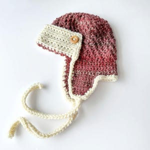 Crochet Cumberland Aviator Hat Pattern – Easy Bulky Yarn, Newborn to Adult (PDF Pattern)