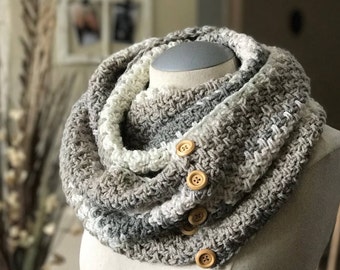 Crochet Cowl Pattern  - Adult Brighton Crochet Cowl Pattern - Easy Crochet Pattern