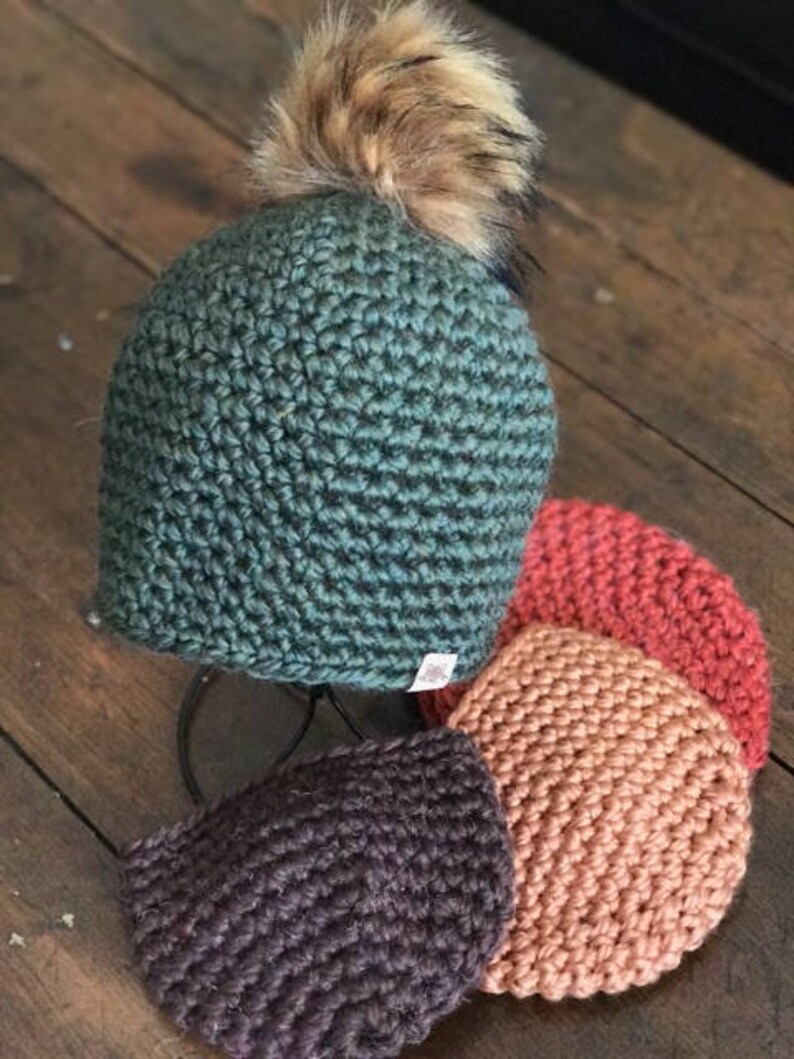 Crochet Beanie Pattern for Beginners With Video Tutorial Sizes