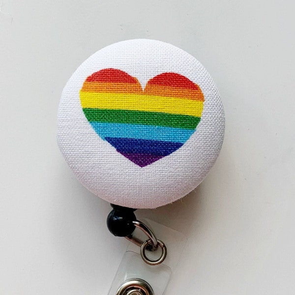 LGBTQ badge reel, Equality, Badge Holder, rainbow Badge Reel, nursing badge reel, Nurse Badge Reel, Nurse Gift, pride badge clip, pride gift