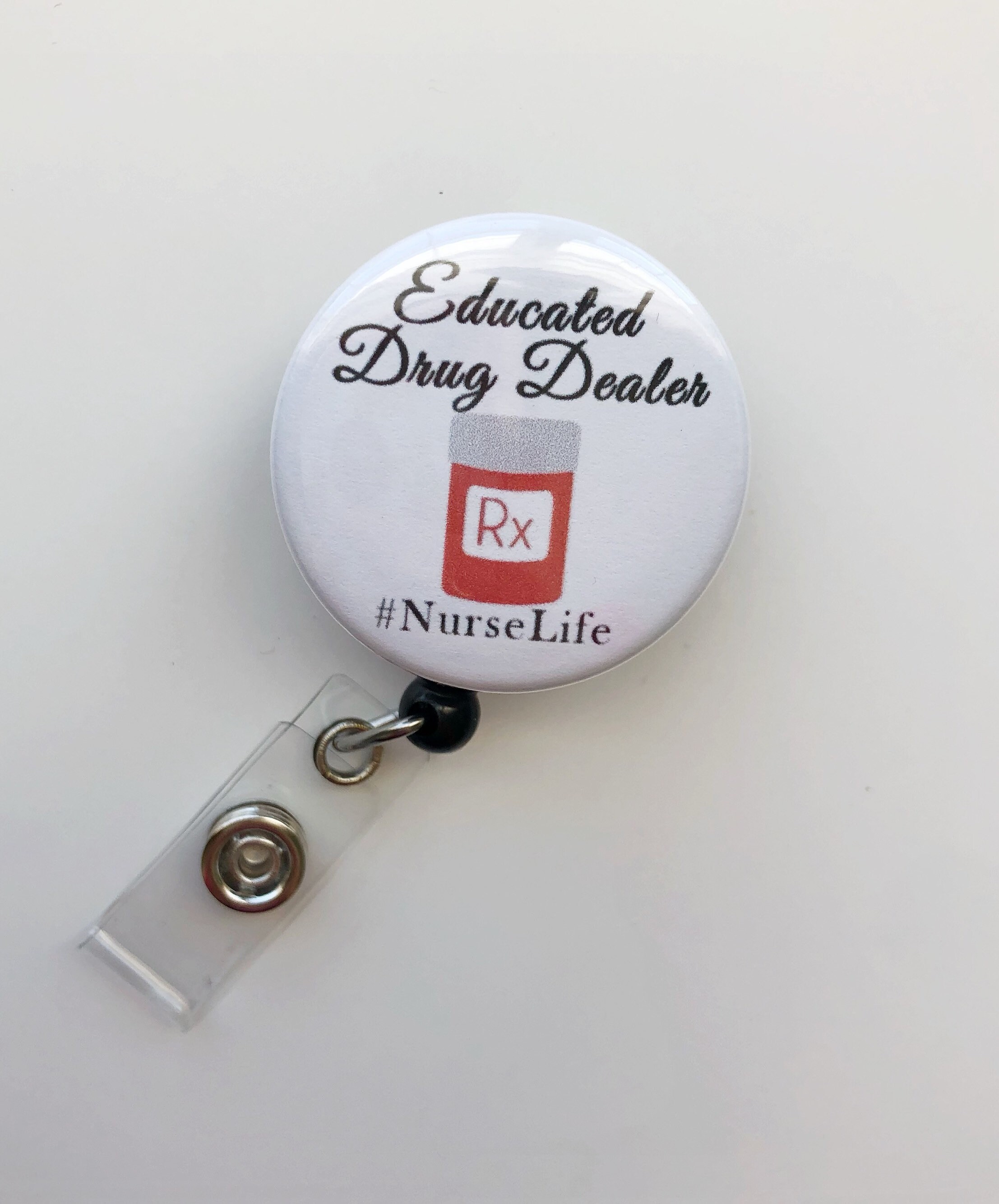 Badge Badge Holder Name Badge Badge Reels Id Badge Holder Etsy