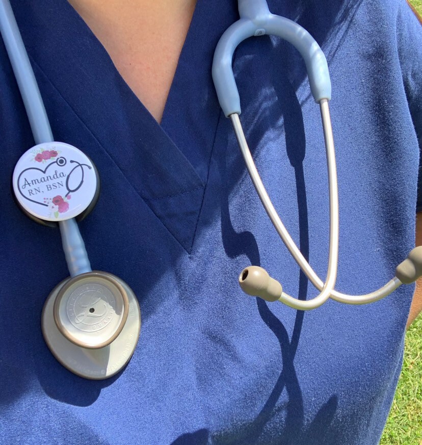 Stethoscope ID Tag Stethoscope Name Tag Littman Stethoscope Etsy