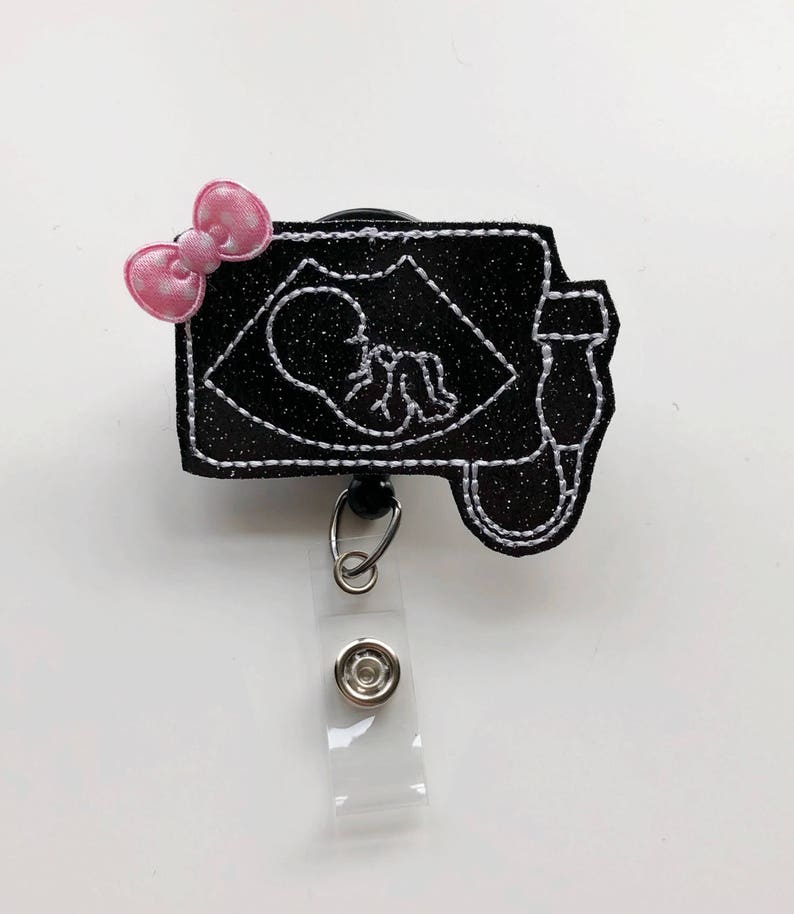 Ultrasound Badge Reel, RDMs, Nurse Badge Reel, Ultrasound Tech, Nurse Gift, Sonographer gift, Maternity Nurse, Badge Reel, Badge Holder image 7