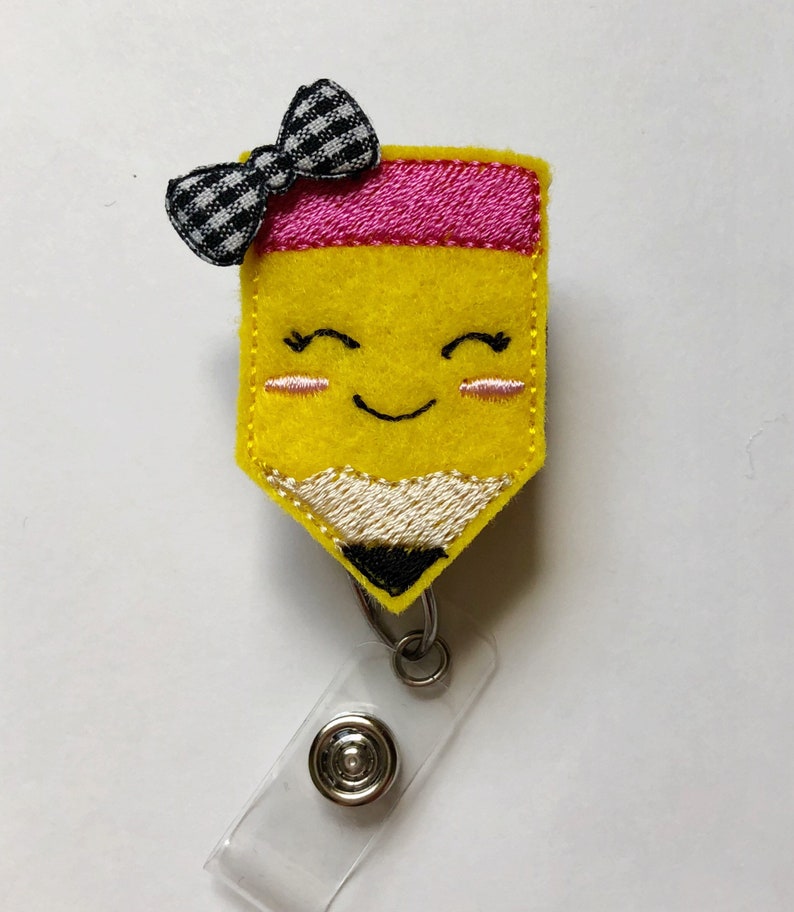Teacher Badge Reel Teacher Badge Clip Retractable Badge Etsy