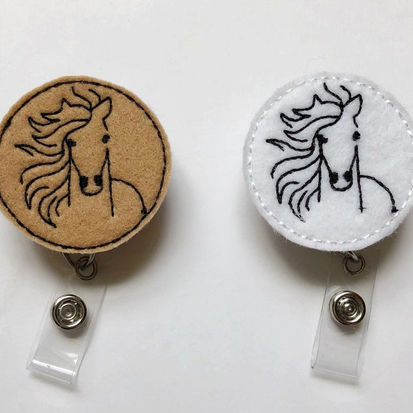 horse badge reel, pony badge reel, nurse badge reel, cute badge reel, nursing badge reel, badge reel, retractable badge, name badge holder