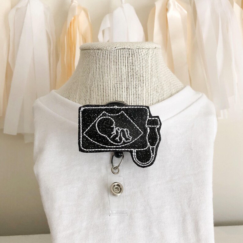 Ultrasound Badge Reel, RDMs, Nurse Badge Reel, Ultrasound Tech, Nurse Gift, Sonographer gift, Maternity Nurse, Badge Reel, Badge Holder image 9