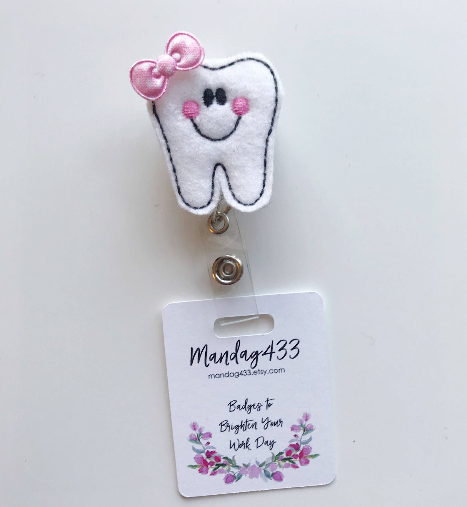 Dental Hygienist Dentist Gift Dentistry Name Tag Dental Etsy