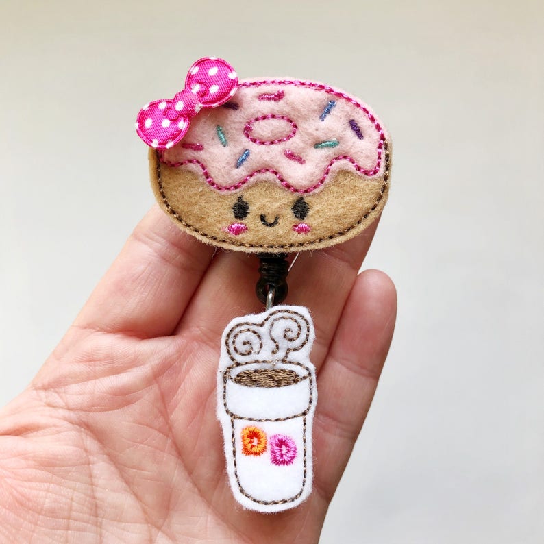 Nurse Badge Reel Nurse ID Tag Cute Badge Reel Badge Reel Etsy