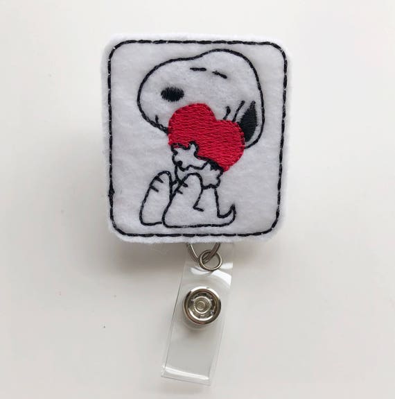 Snoopy Badge Reel, Pediatric Nurse Badge, Pediatric Nurse, Nurse