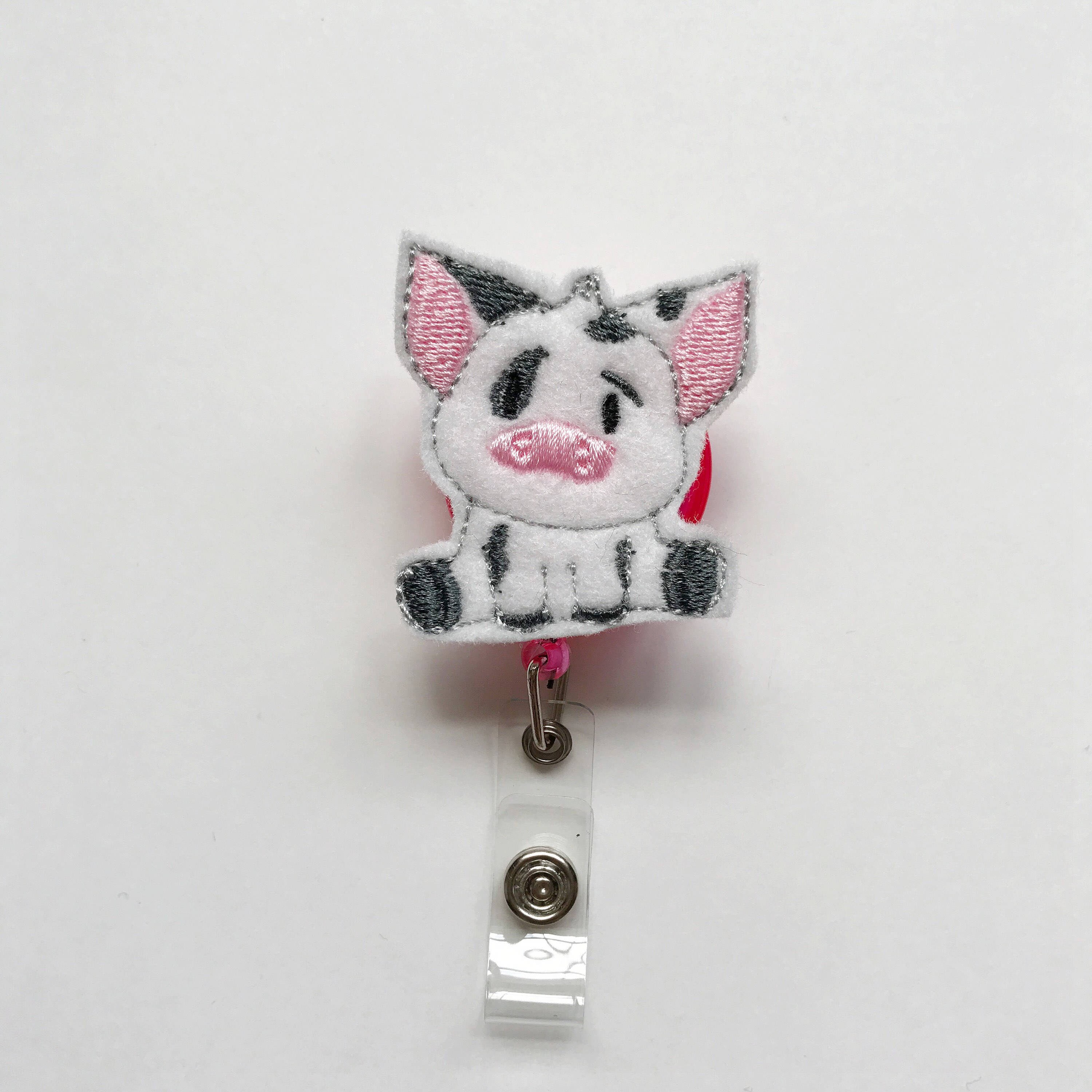 Disney Name Badge Pua Moana Name Badge Key Badge Holder Etsy