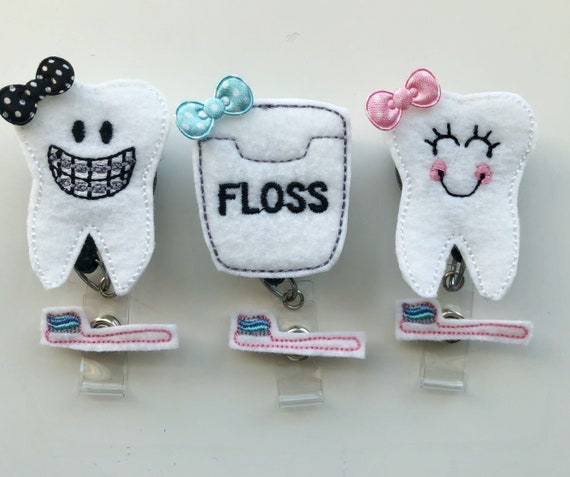 Dental Hygienist Gift, Dental Hygienist, Dental Hygienist Graduation,  Dentist Gift, Tooth Badge Reel, Dentist Badge Reel, Cute Badge Reel -   Canada