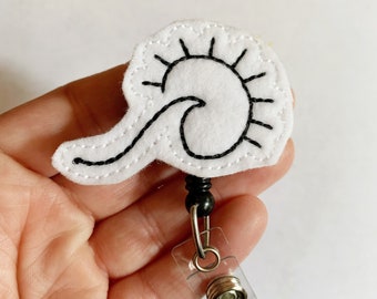 Name Badge, Badge Holder, Nurse Name Badge, Badge Reel, Nurse Badge Reel, Cute Badge Reel, Beach Badge reel, Badge Clip, Teacher ID Clip