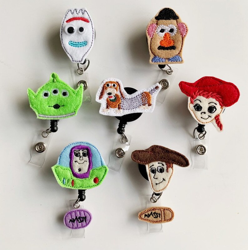 Disney Badge Reel Toy Story Badge Reel Nurse Badge Reel Etsy