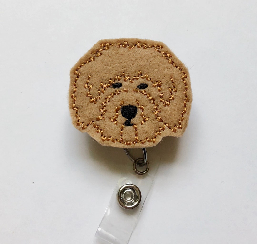 Dog Badge Reel, Golden Doodle Badge Reel, Nurse Badge Reel, Nursing