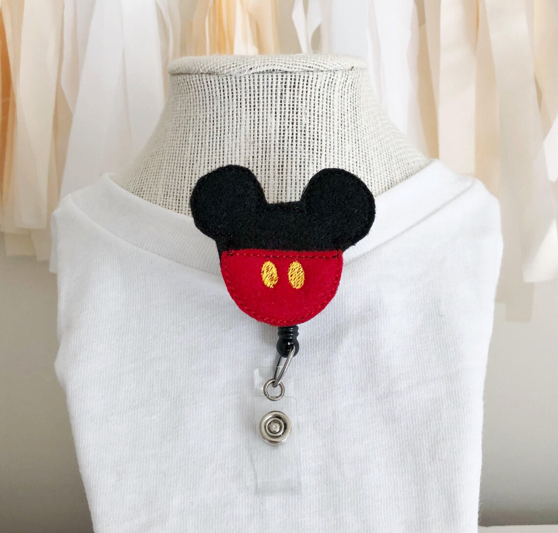 Disney Name Badge Name Badge Key Badge Holder Badge Holder Etsy