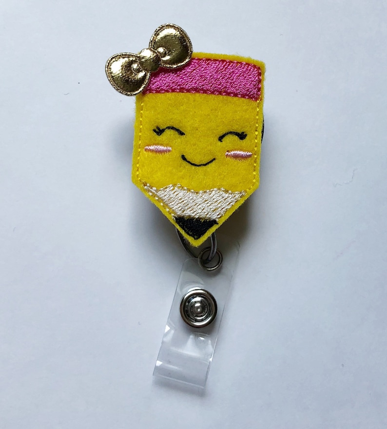 Teacher Badge Reel Teacher Badge Clip Retractable Badge Etsy