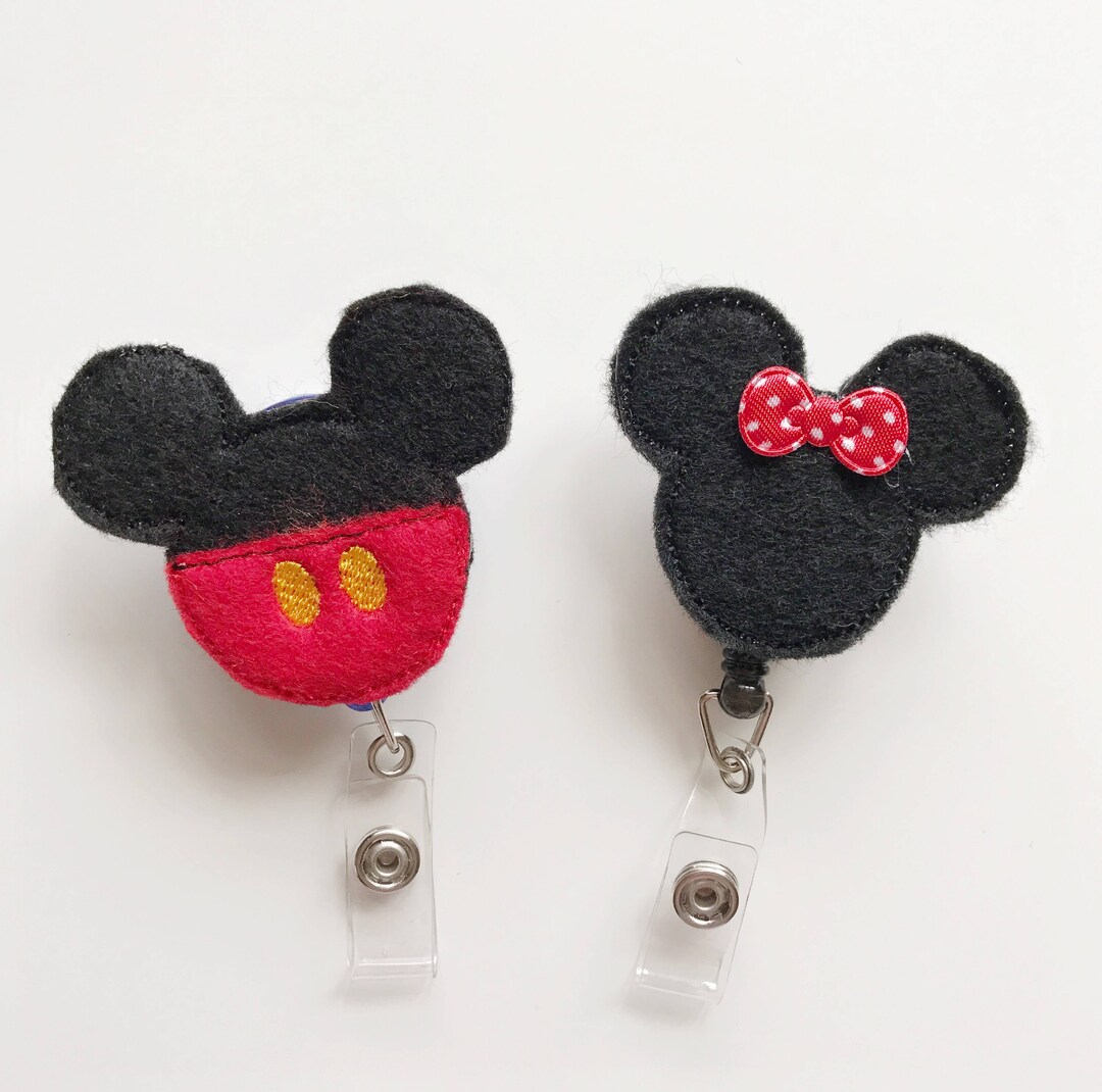 Disney Name Badge, Name Badge, Key Badge Holder, Badge Holder, Nurse