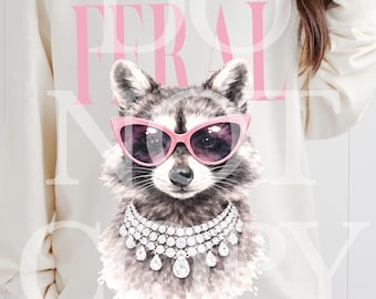 Wilder Waschbär Vogue digitaler Download