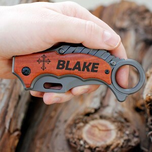 Personalized Pocket Knife, Personalized Gift for Him, Custom Pocket Knive, Birthday Gift for Men, Dad Gifts from Daughter, Birthday Gifts