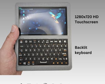 PI SLATE - Portable Mini Linux PC Handheld CyberDeck