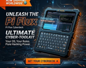 Pi Flux - Un CyberDeck compatto basato su Raspberry Pi per hacker e maker