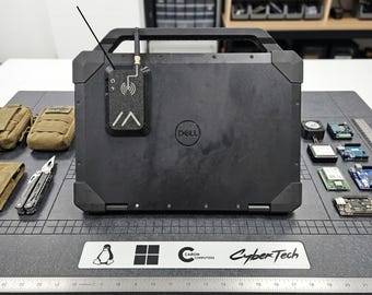 Dell Rugged Laptop with triple boot Windows - Kali - BlackArch (Built in Lora+GPS)