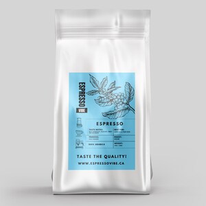 Espresso Blend Coffee Beans, Medium Roast, 100% Arabica