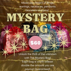 vintage 925 sterling silver jewelry mystery bag mystery box surprise