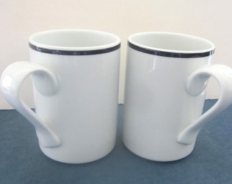 Dansk Bistro Christianshavn Blue MUGS PAIR