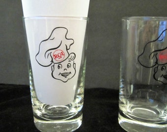 HTF RCA Logo Drinking Glasses Pair