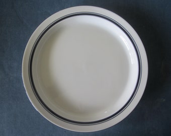 DANSK BISTRO Christianshavn Blue Salad Plate Blue Bands 8 3/4"