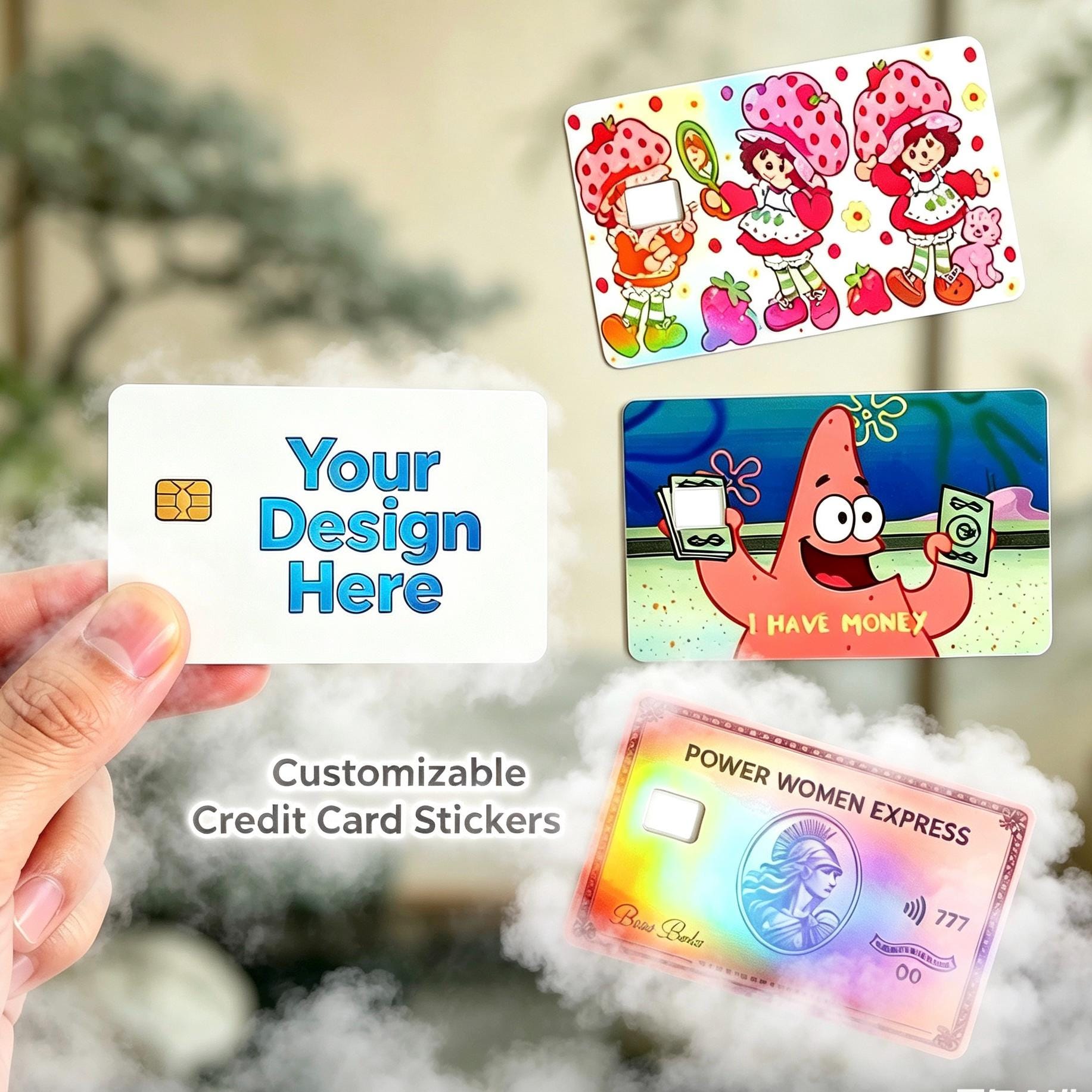 Custom Holographic Debit Card Skin - Etsy