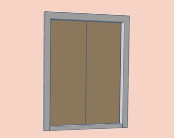1:12 Scale Dollhouse Door STL File | Miniature 3D Print (Digital Download)