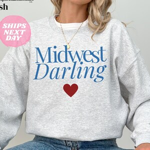 Personalized Midwest Sweatshirt, Custom Midwesterner Crewneck, Midwest Gift, Travel Souvenir, Bachelorette Party Shirt, Gift for Midwestern